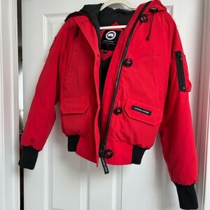 CANADA GOOSE Red Parka Jacket